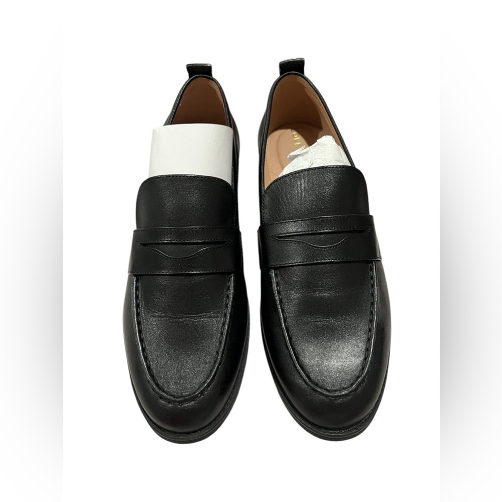 Cole Haan Black Leather Classic Penny Loafer NWOB - Picture 5 of 10